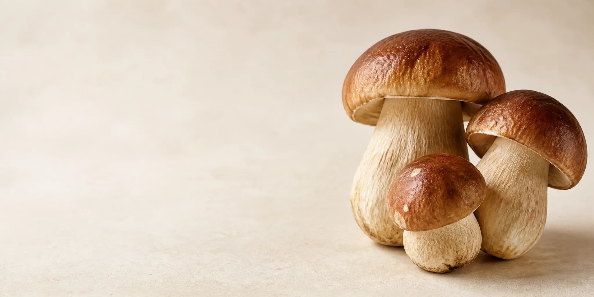Porcini mushrooms for specialty mushroom wholesale and restaurant supply