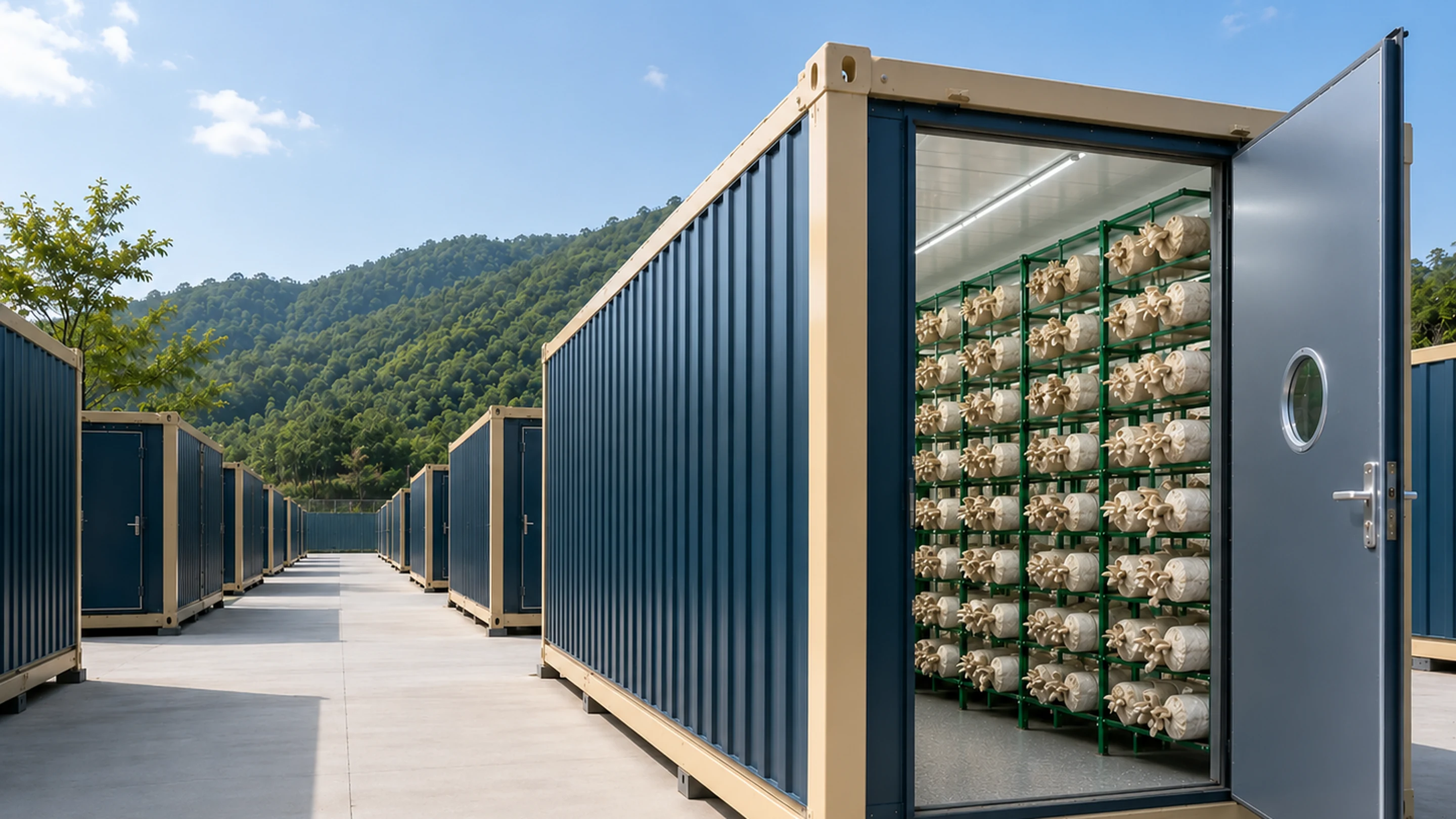 Controlled grow rooms for mushroom and crop cultivation