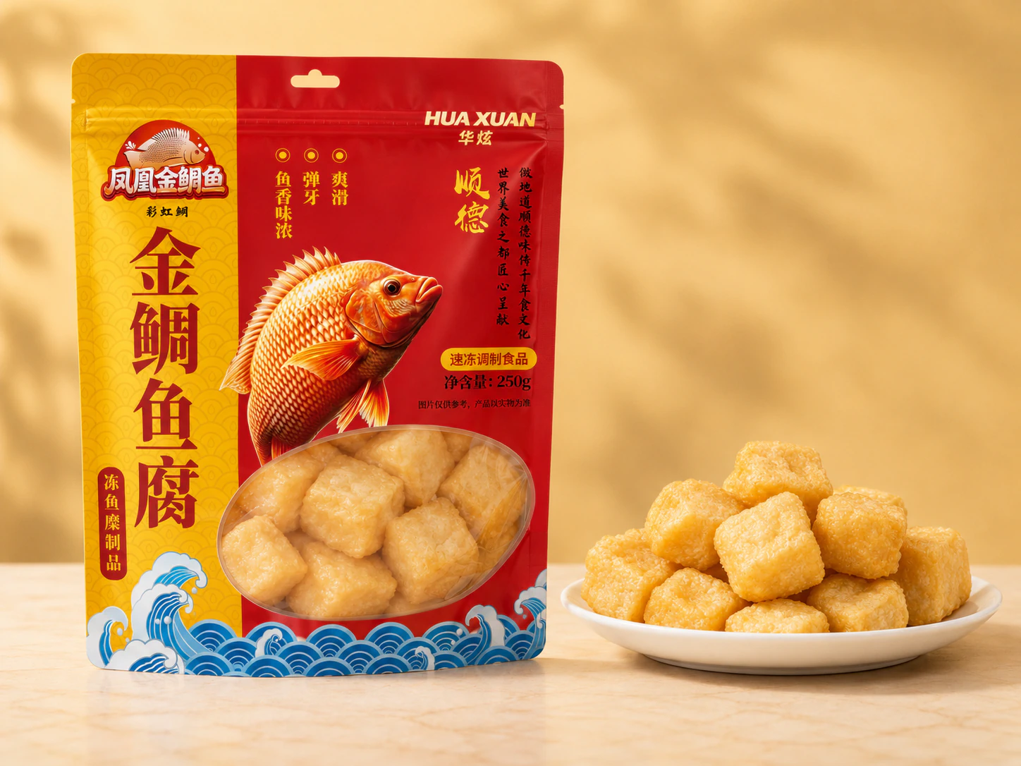 凤凰金鲷鱼腐包装与产品形态